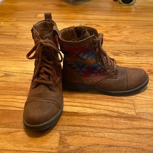 Cute Brown Moto Boots